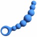 Анальная цепочка Flexible Wand (18 см , синий)